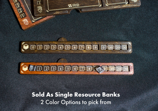 Arkham Horror LCG Resource Bank Add-on – Cognac and Kona Colors